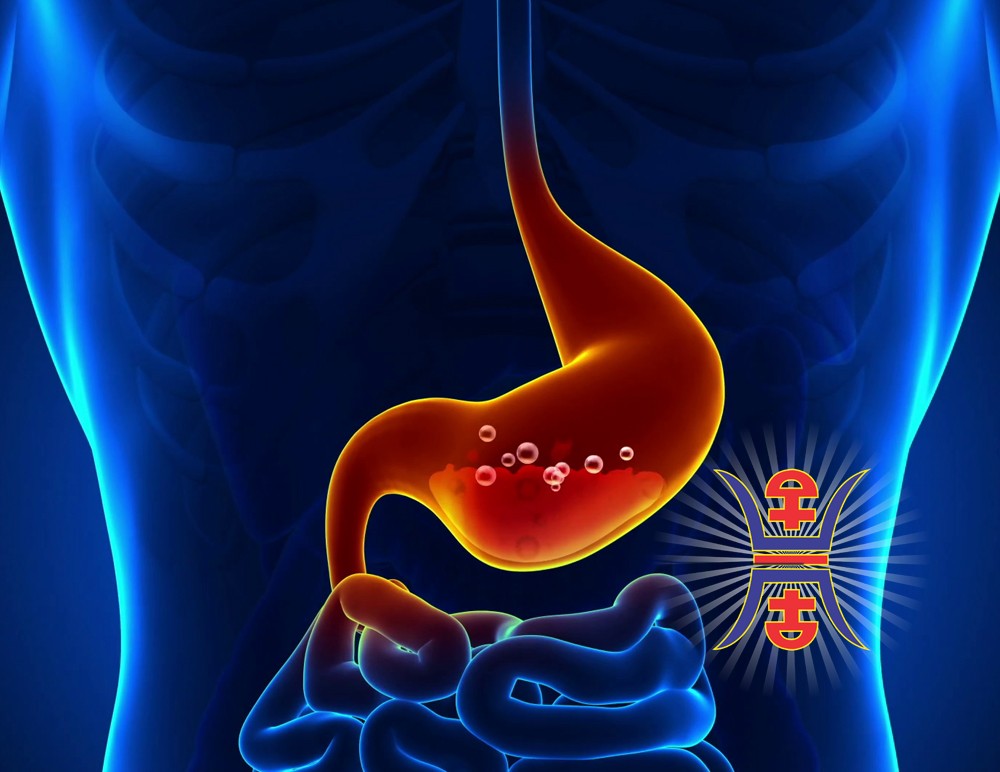 Úlcera gástrica en la salud natural de Heshoutang